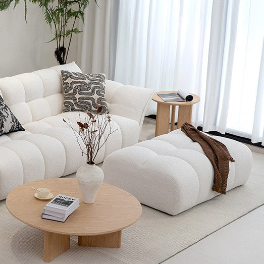 Lily White Modular 3-Seater Couch