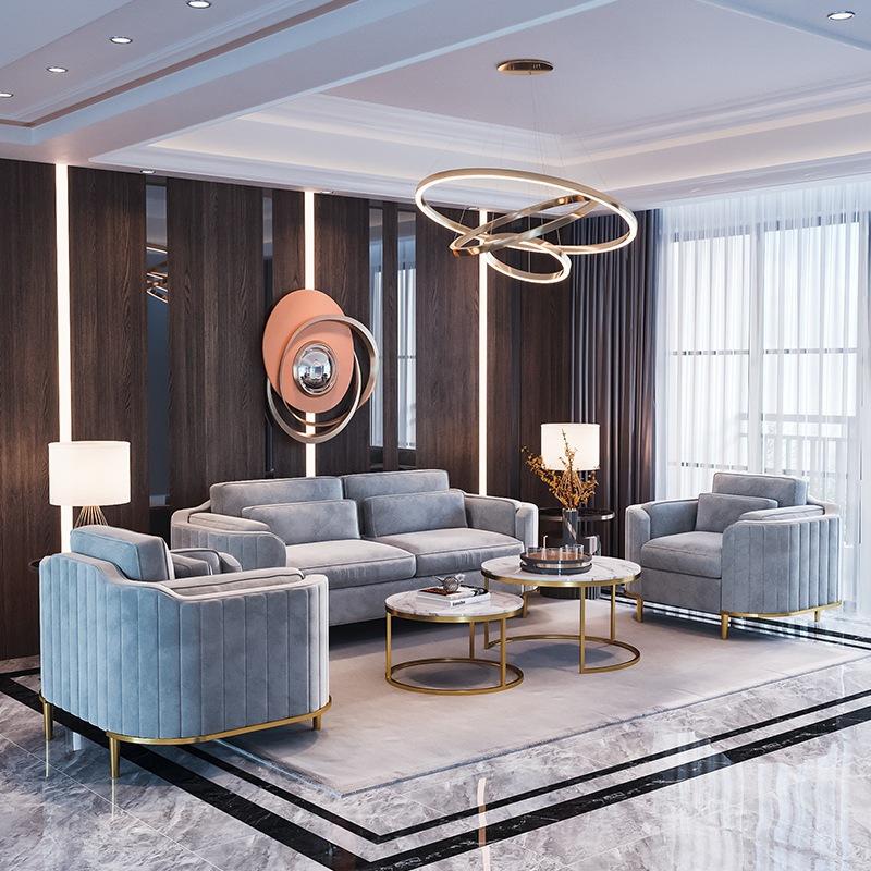 Brooklyn Sofas Suite Sets in Luxury Grey Velvet - MOOAZAA SHOP
