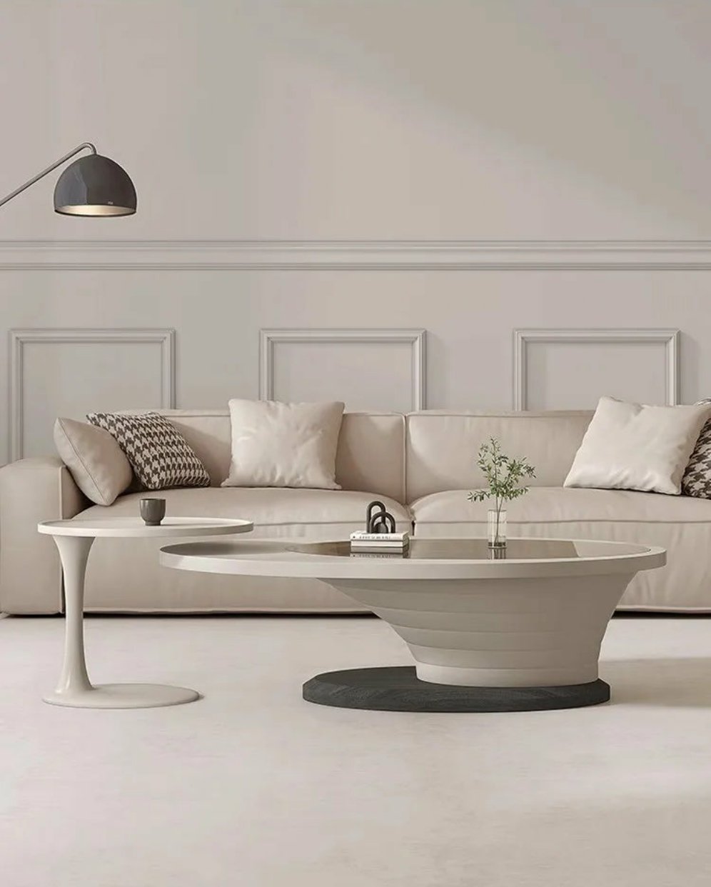 GLAM OVAL Luxury Coffee Tables Living room - MOOAZAA SHOP