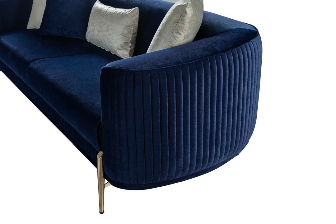 Lisbon Modern Sofas Velvet - MOOAZAA SHOP