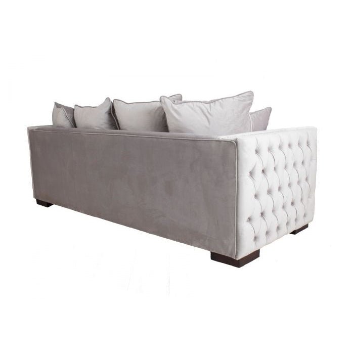 Moscow Sofas Sets in Luxury Grey Silver Velvet - MOOAZAA SHOP