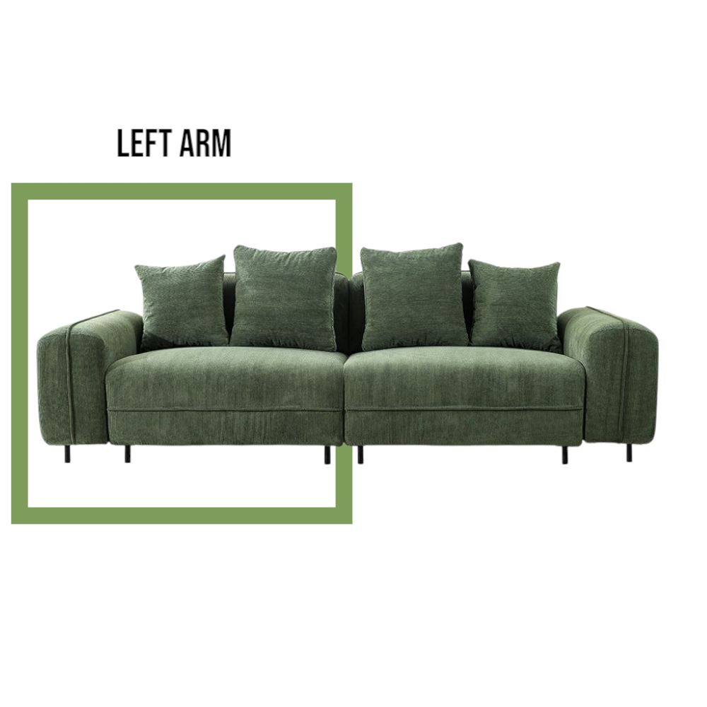 Sky Castle 2-3 Fabric Couch Removable M076