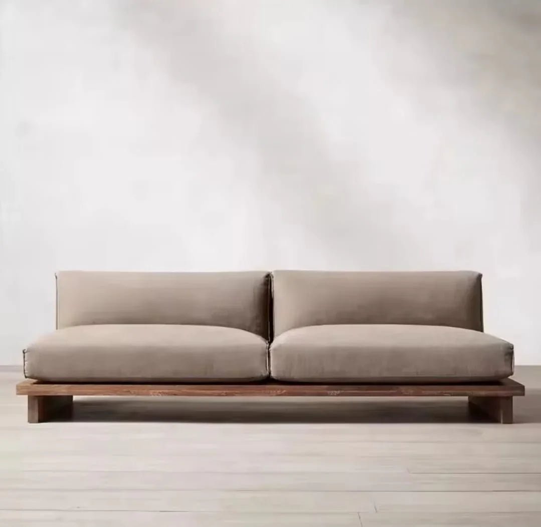 Solid Wooden Sofas - MOOAZAA