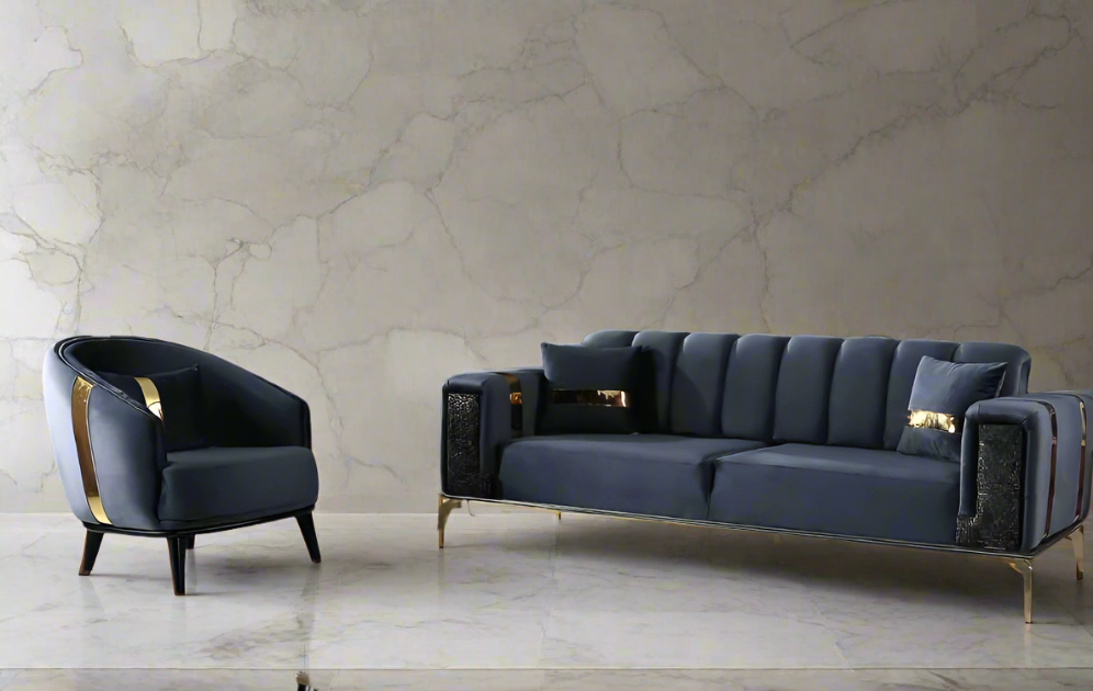 The Lyon Sofa sets in Luxury Velvets