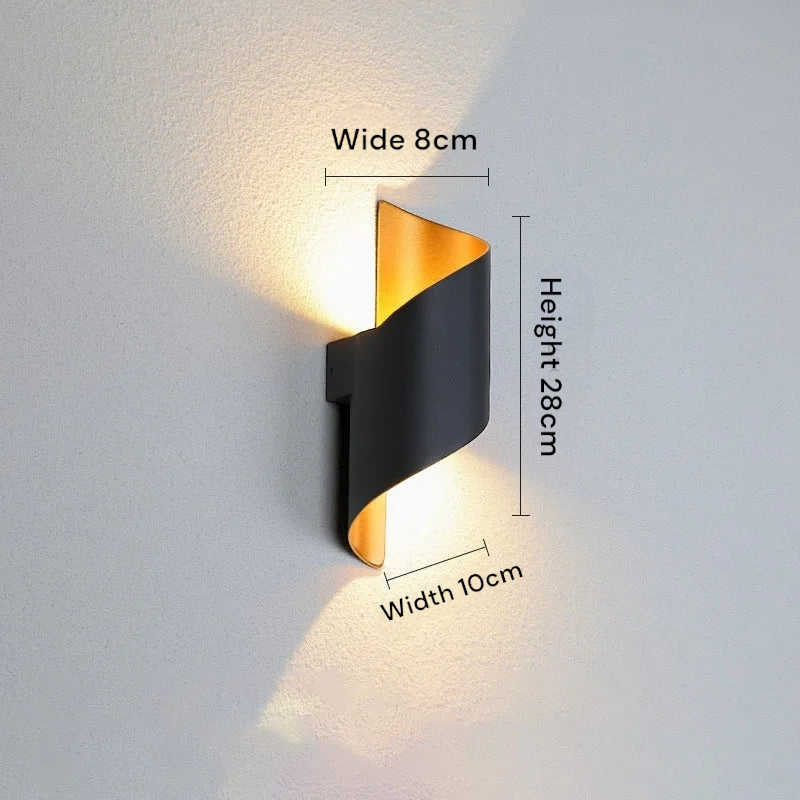 Aura 10W Modern LED Wall Light
