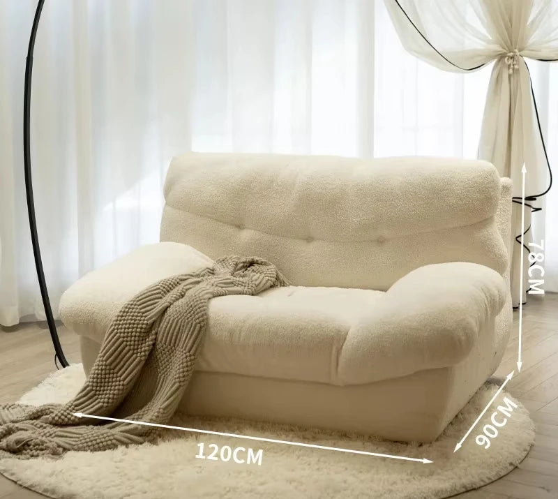 Light Luxury Cream Clouds Living Room Sofa Bed XXL Minimalist Couch