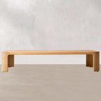 Wooden bench on a plain background