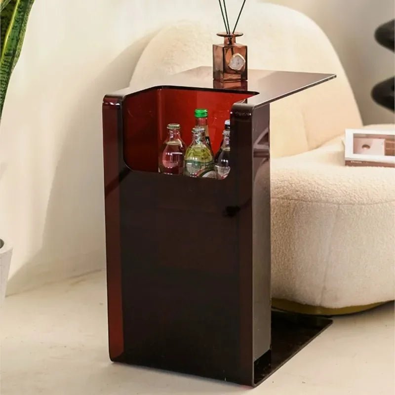 Acrylic Transparent Small Coffee Table - MOOAZAA SHOP