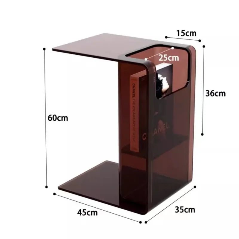 Acrylic Transparent Small Coffee Table - MOOAZAA SHOP