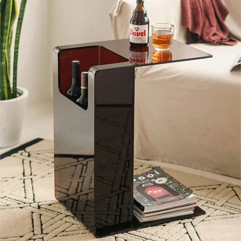 Acrylic Transparent Small Coffee Table - MOOAZAA SHOP