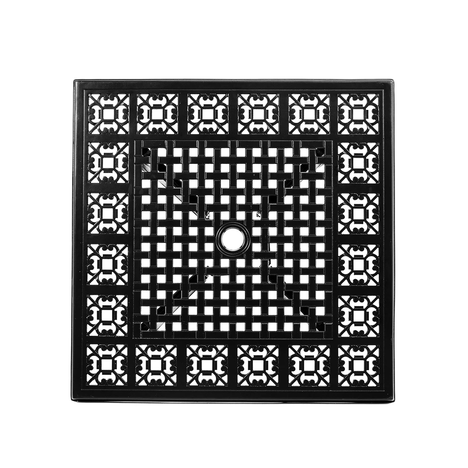 ALUMADINE Outdoor dining table and chair set, 3-piece - MOOAZAA 