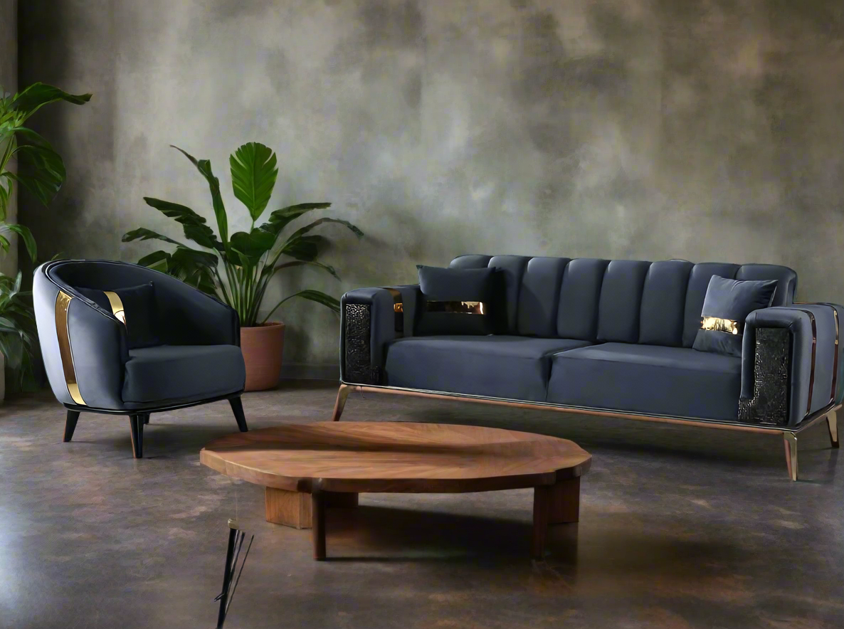 The Lyon Sofa sets in Luxury Velvets