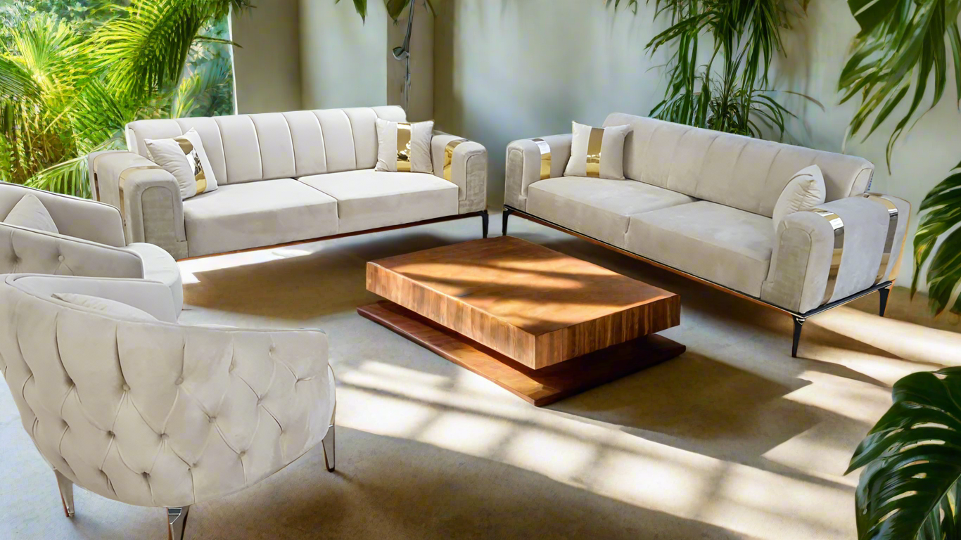 The Lyon Sofa sets in Luxury Velvets