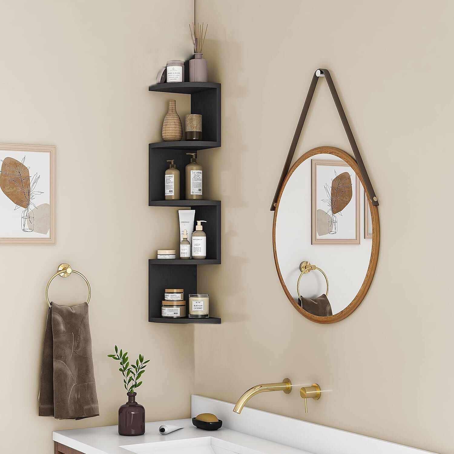 BOOK NOOK, WALL SHELVES CORNER - MOOAZAA SHOP