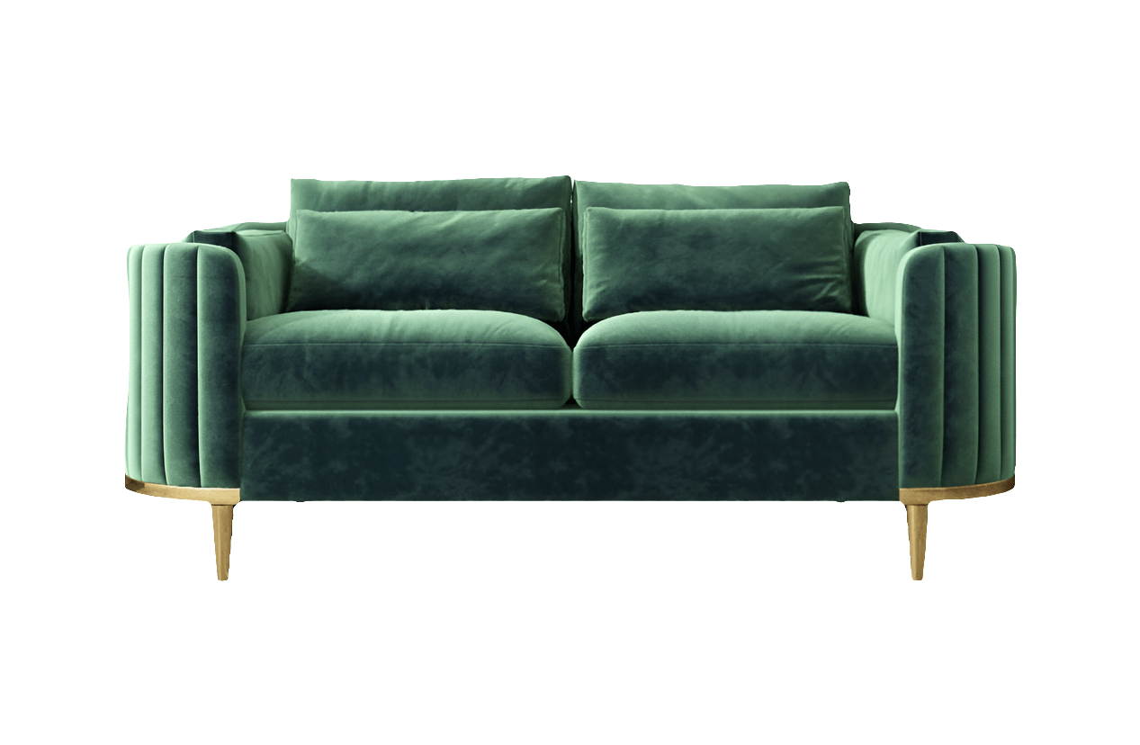 Brooklyn Sofas Suite Sets in Luxury Green Velvet - MOOAZAA SHOP