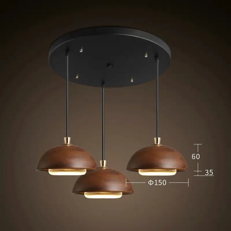 Chic Wood Pendant Light - Modern Nordic Elegance - MOOAZAA