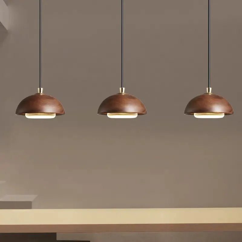 Chic Wood Pendant Light - Modern Nordic Elegance - MOOAZAA