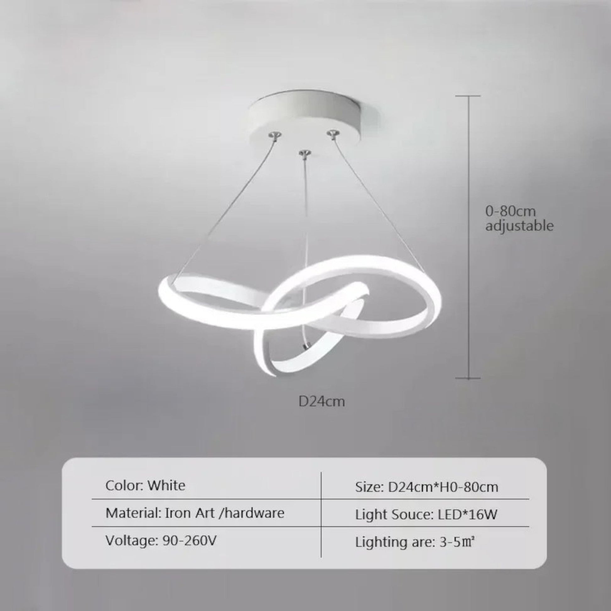 CONKON Minimalist LED Pendant Lamp - Elevate Your Space - MOOAZAA