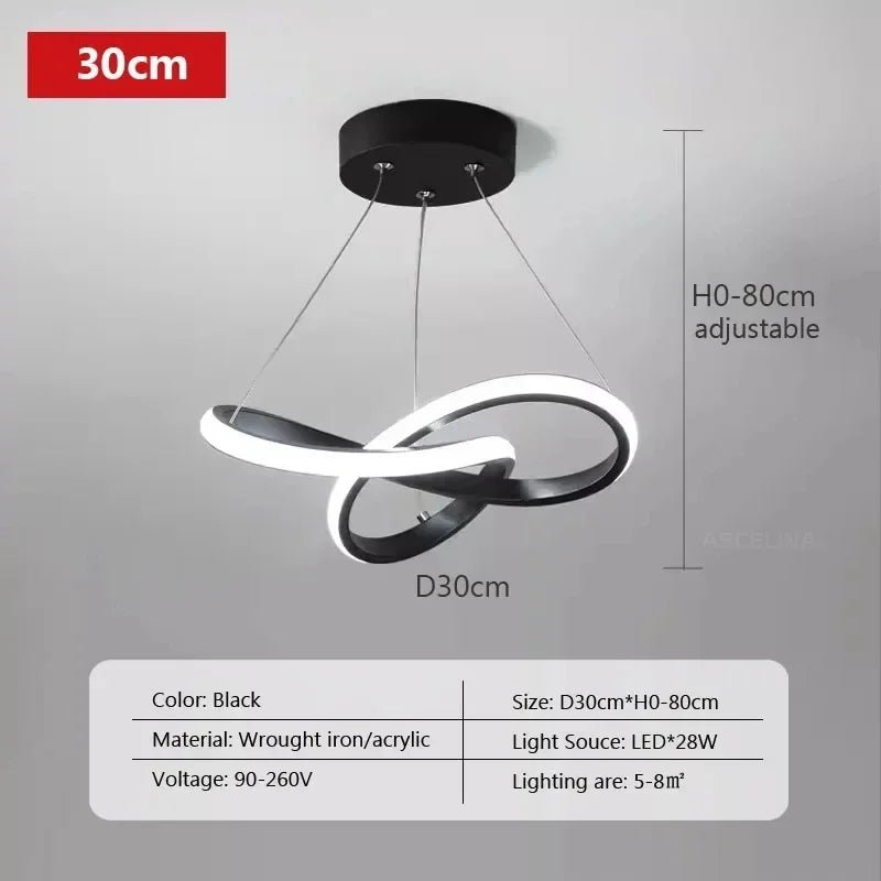 CONKON Minimalist LED Pendant Lamp - Elevate Your Space - MOOAZAA