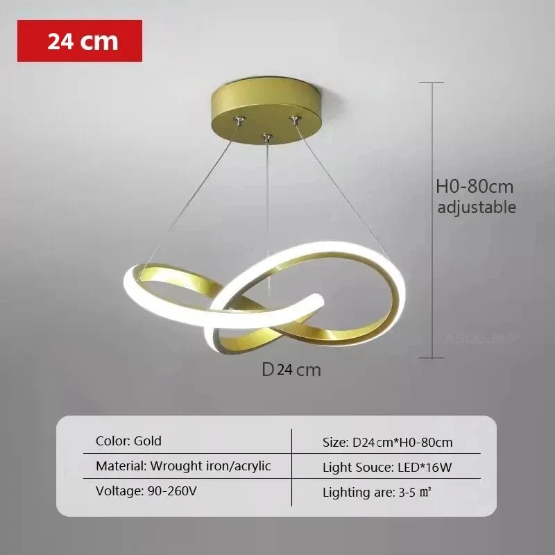 CONKON Minimalist LED Pendant Lamp - Elevate Your Space - MOOAZAA