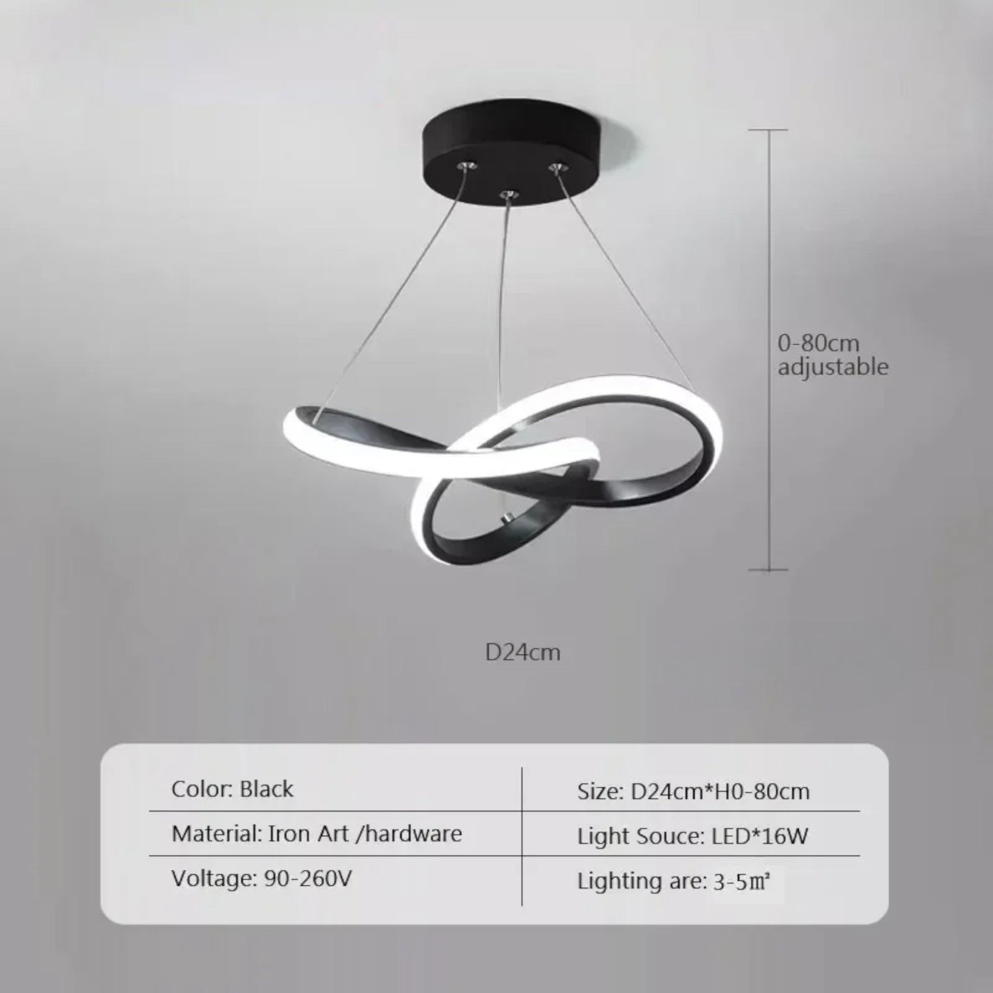 CONKON Minimalist LED Pendant Lamp - Elevate Your Space - MOOAZAA