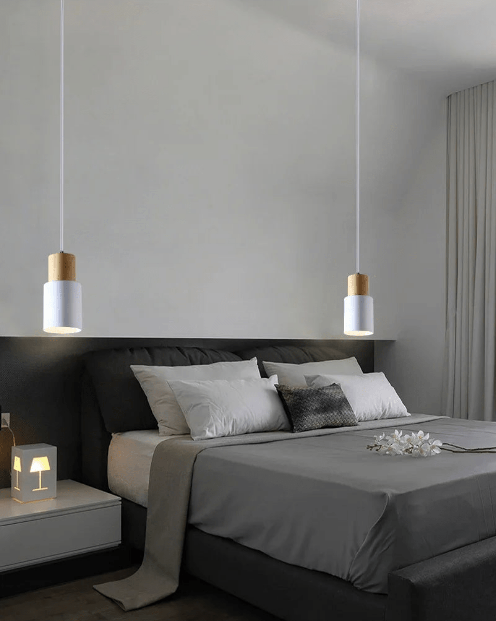 CURIO Modern LED Pendant Light - Elegant Ceiling Lamp for Any Space, AC 110V - 220V - MOOAZAA