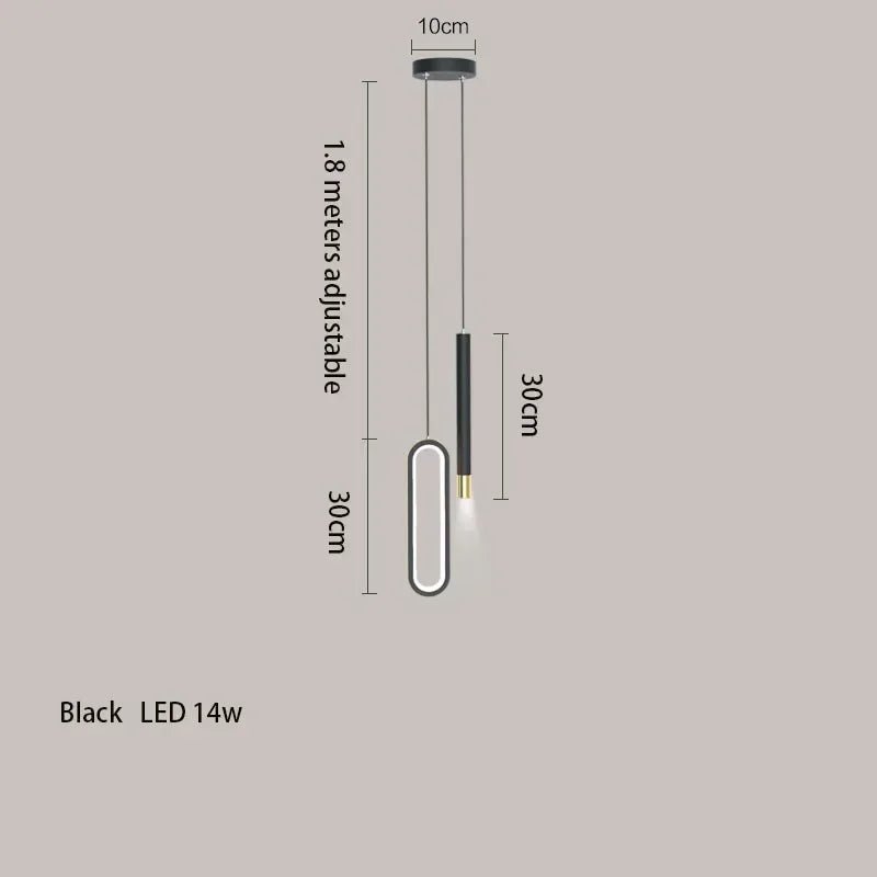 Elegant Nordic Minimalist LED Pendant Lamp - MOOAZAA