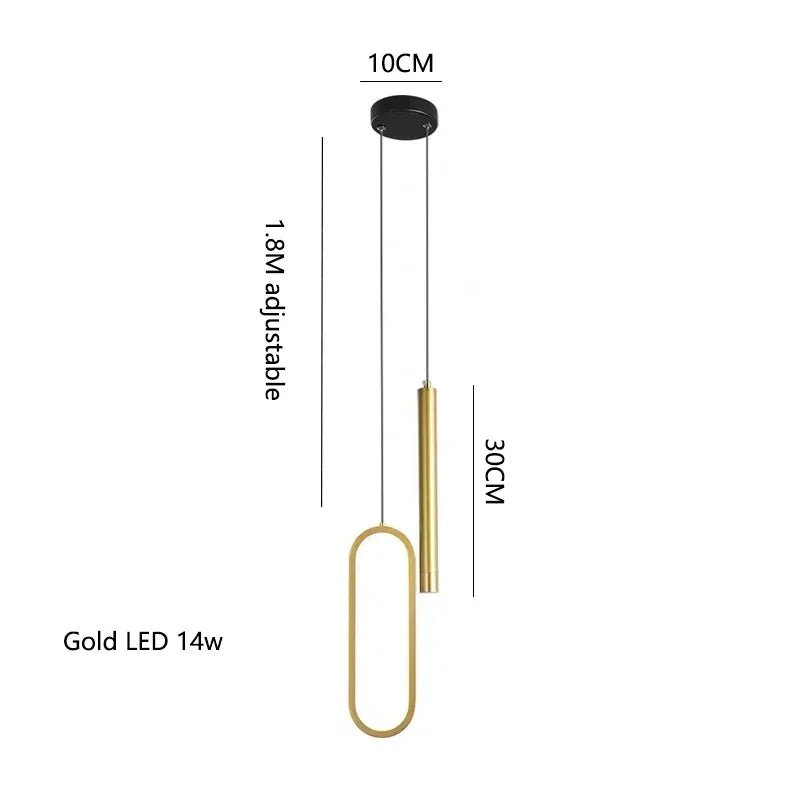 Elegant Nordic Minimalist LED Pendant Lamp - MOOAZAA