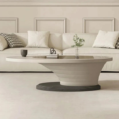 GLAM OVAL Luxury Coffee Tables Living room - MOOAZAA SHOP