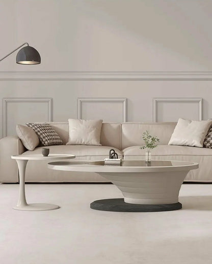 GLAM OVAL Luxury Coffee Tables Living room - MOOAZAA SHOP