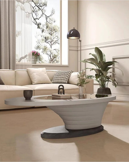 GLAM OVAL Luxury Coffee Tables Living room - MOOAZAA SHOP