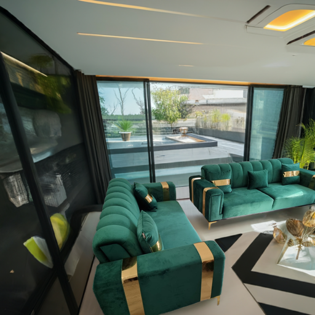 The Lyon Sofa sets in Luxury Velvets