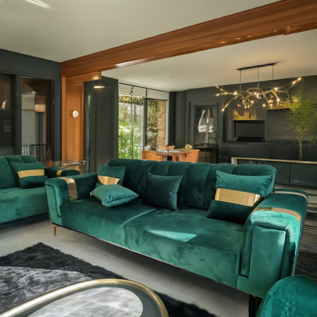 The Lyon Sofa sets in Luxury Velvets