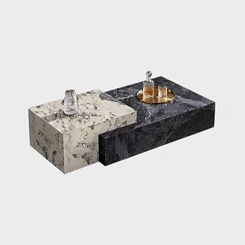 HUYU LUXURY MARBLE COFFEE TABLE - MOOAZAA