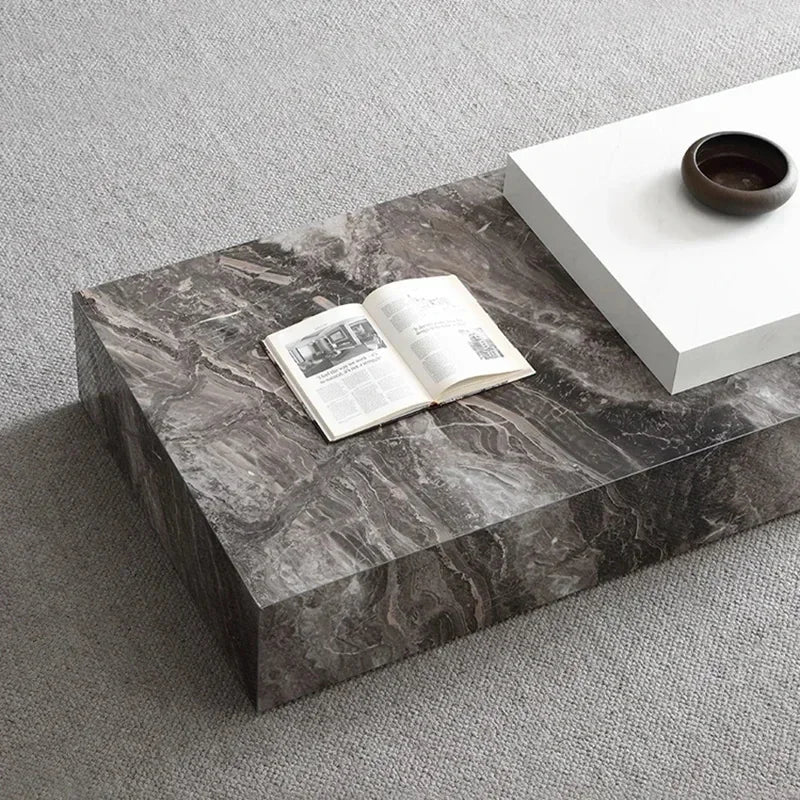 HUYU LUXURY MARBLE COFFEE TABLE - MOOAZAA SHOP
