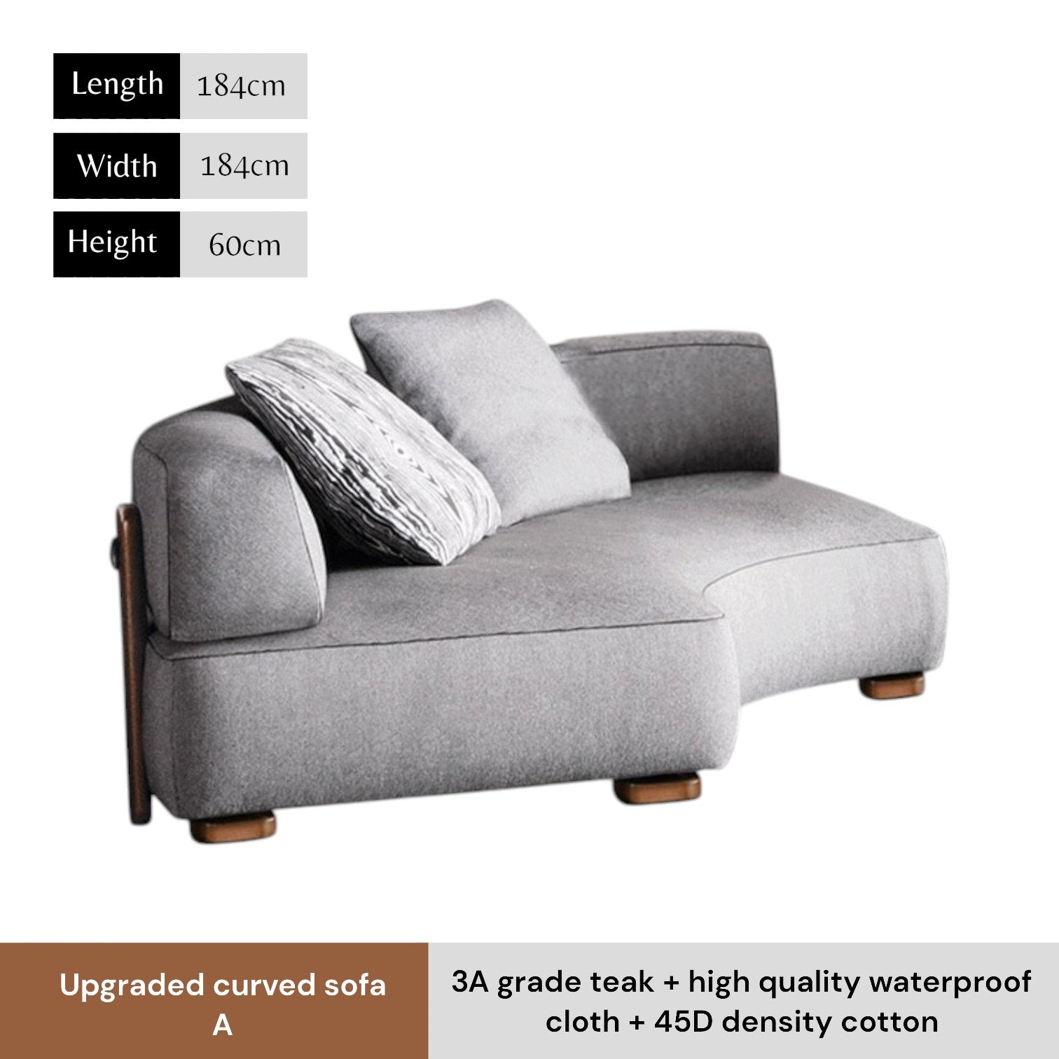 INFINITE Outdoor Sofa, Waterproof Fabric - MOOAZAA 