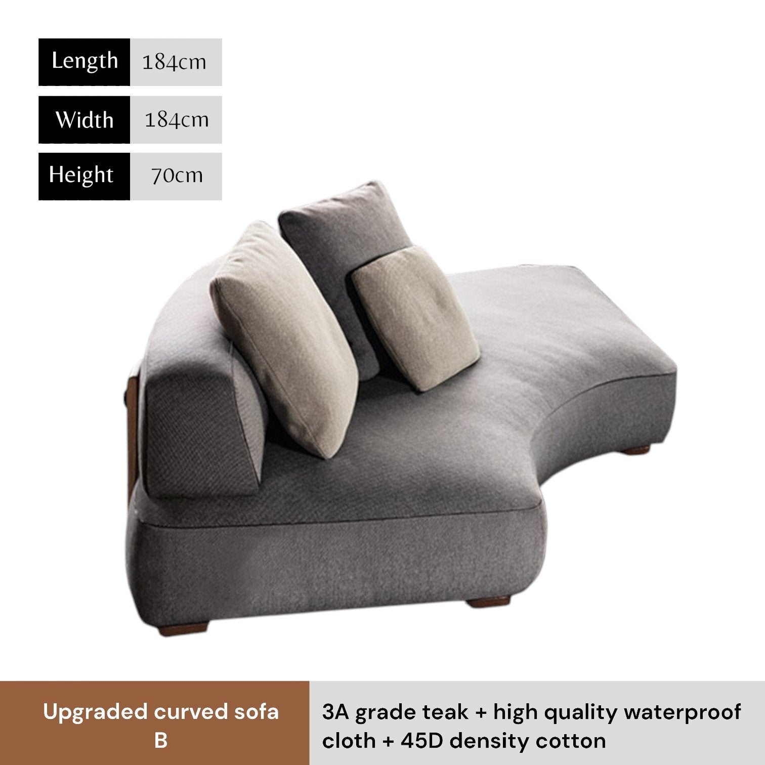 Infinite Outdoor Sofa, Waterproof Fabric - MOOAZAA SHOP