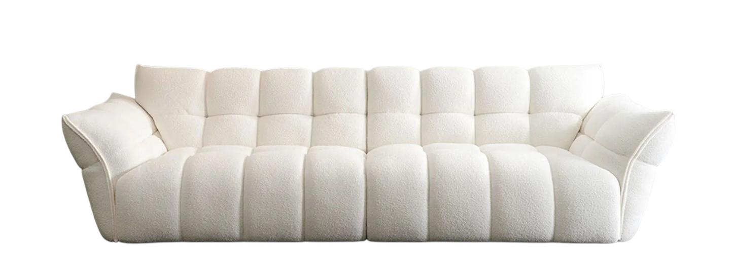 Lily White Modular 3-Seater Couch
