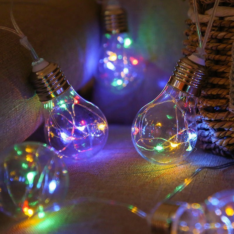Lanterns Outdoor Garden, Solar energy, Waterproof LED Bulb Light String - MOOAZAA