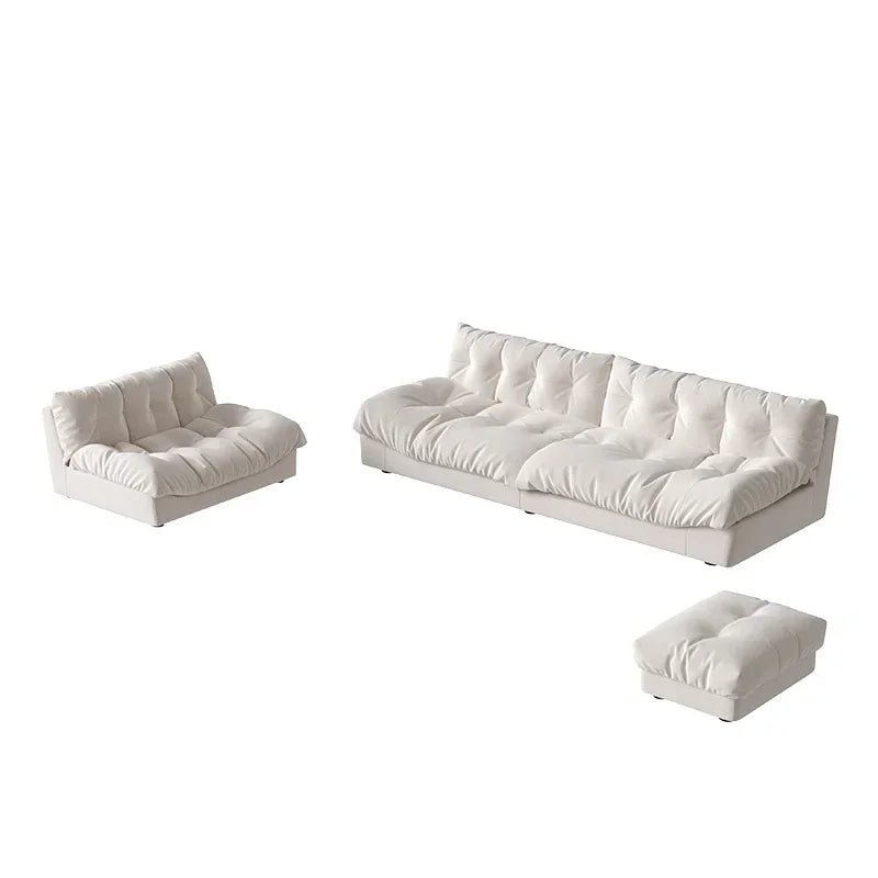 Light Luxury Cream Clouds Living Room Sofa Bed XXL Minimalist Couch - MOOAZAA SHOP