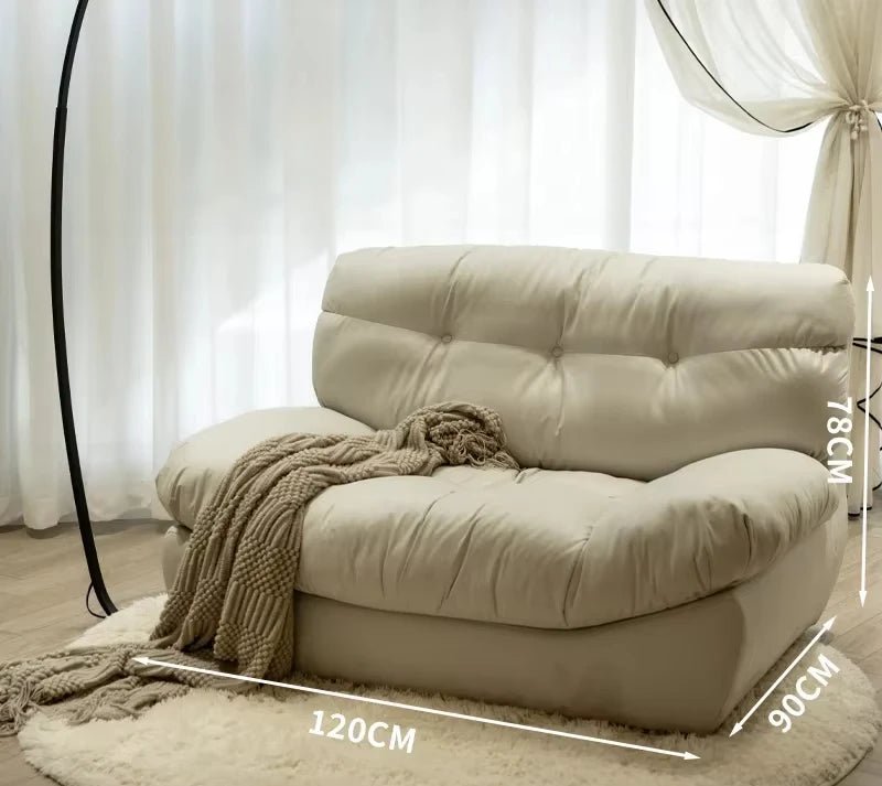 Light Luxury Cream Clouds Living Room Sofa Bed XXL Minimalist Couch - MOOAZAA SHOP