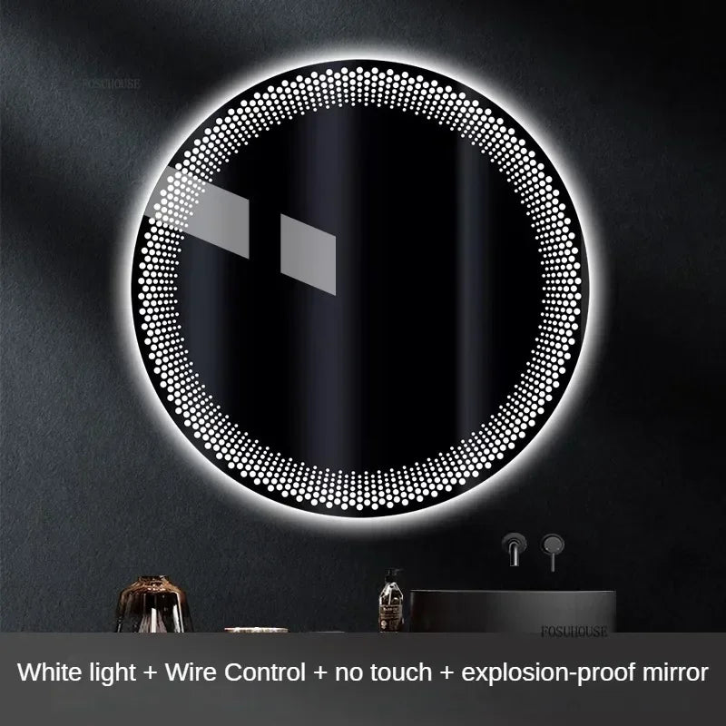 LUXURY SHINY TOUCH LED MIRROR - MOOAZAA SHOP