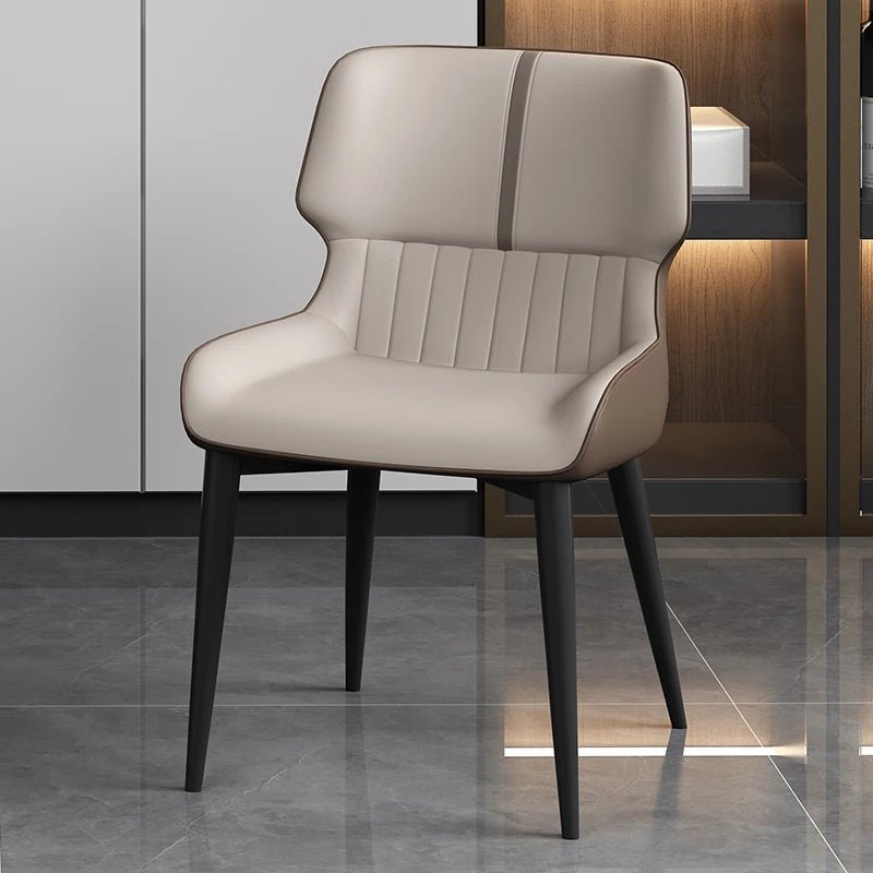 Marme Nordic Leather Dining Chair - MOOAZAA SHOP