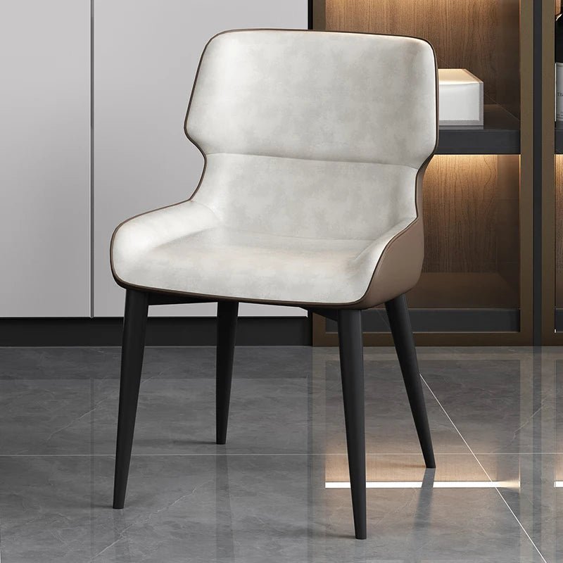 MARME Nordic Leather Dining Chair - MOOAZAA