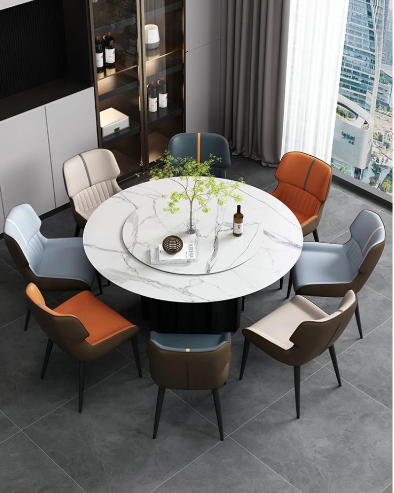 Marme Nordic Leather Dining Chair - MOOAZAA SHOP