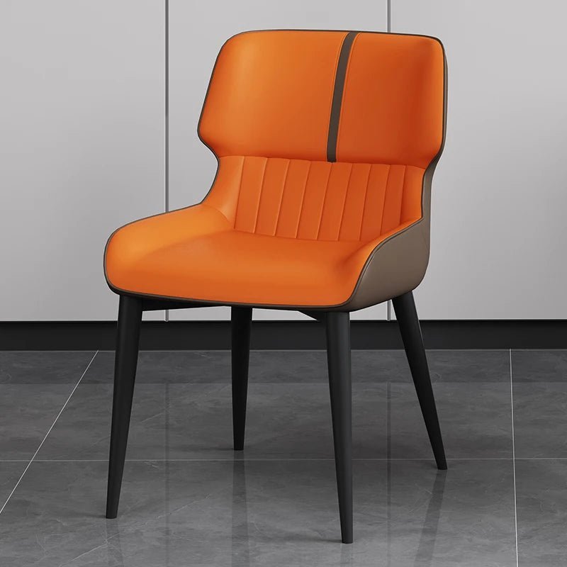 Marme Nordic Leather Dining Chair - MOOAZAA SHOP