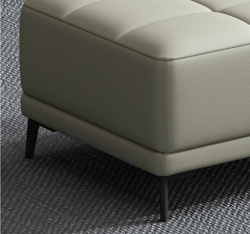 Morocco Luxury Living Room Leather Footstool, End of bed bench - MOOAZAA SHOP