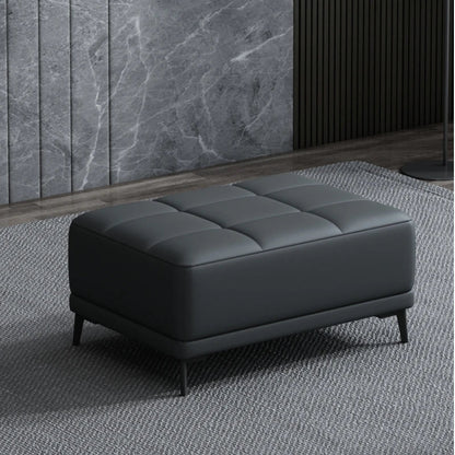 Morocco Luxury Living Room Leather Footstool, End of bed bench - MOOAZAA SHOP