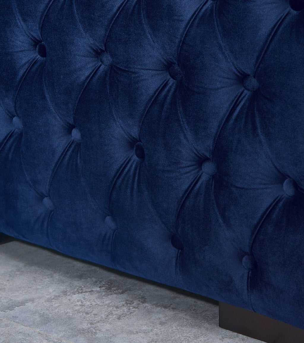 Moscow Sofas Sets in Luxury Navy blue Velvet - MOOAZAA