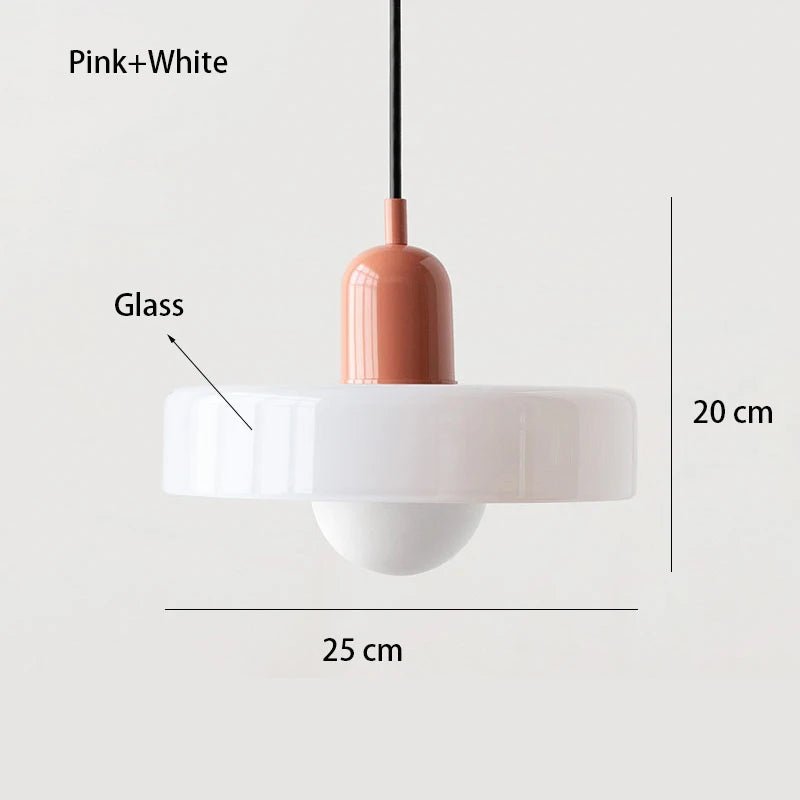 NORDIC RETRO Glass Hanging Lamp - MOOAZAA
